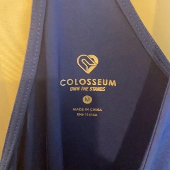 NEW University of Kansas Jayhawks KU Blue Racerback Tank Top Shirt Women's M - Picture 3 of 5